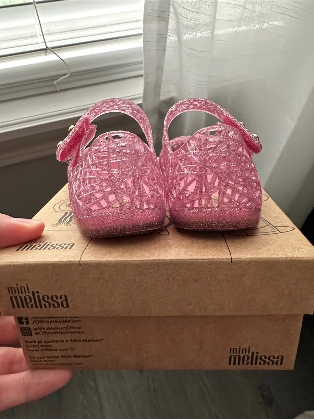 Mini Melissa Campana Mary Jane Flat - Size 7